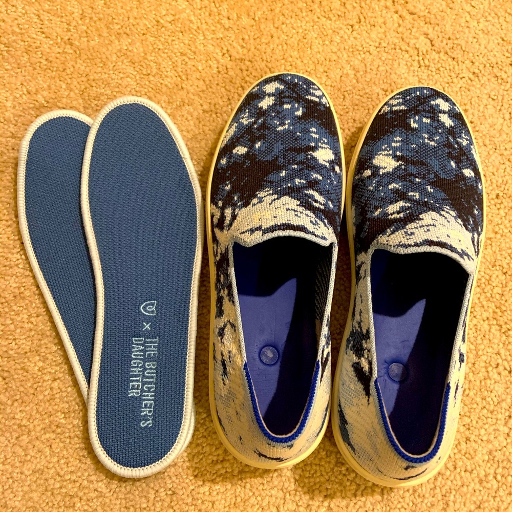 Rothy’s Exclusive Shibori Sneakers (Size 8.5)